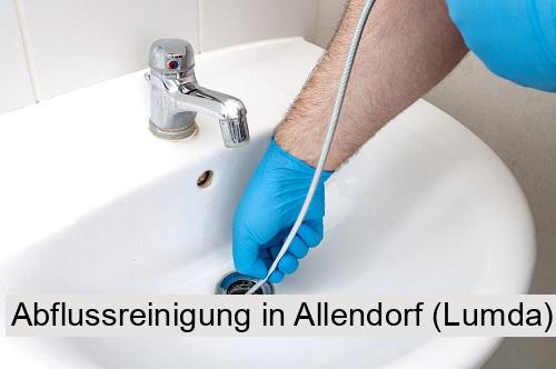 Abflussreinigung in Allendorf (Lumda)