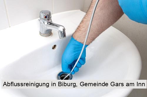Abflussreinigung in Biburg, Gemeinde Gars am Inn