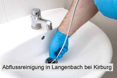 Abflussreinigung in Langenbach bei Kirburg
