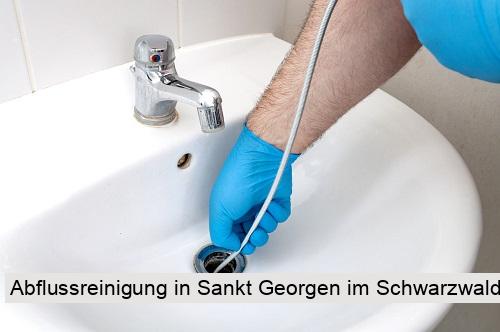 Abflussreinigung in Sankt Georgen im Schwarzwald