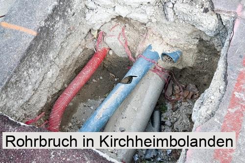 Rohrbruch in Kirchheimbolanden