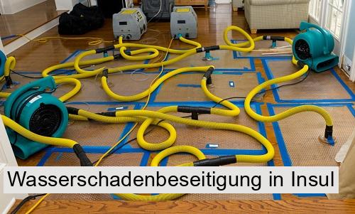 Wasserschadenbeseitigung in Insul